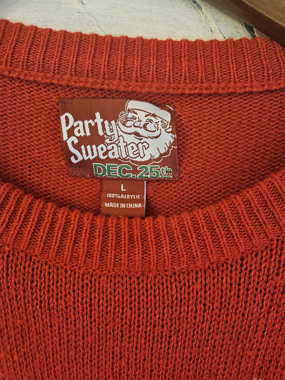 Holiday Red Gingerbread Crewneck Holiday Sweater Ugly Sweater - Picture 3 of 5